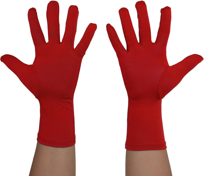 Sheface Stretchy Spandex Costume Gloves - Men's & Women's Banquet Party Wedding Gloves - Image 2